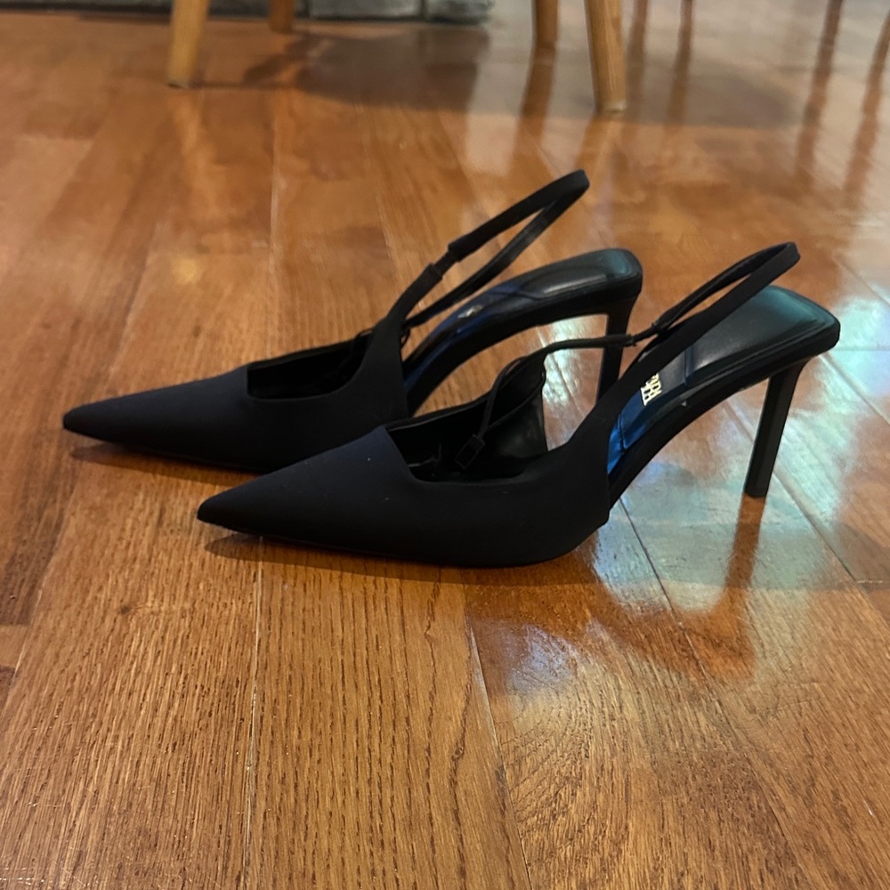 Zara black heels, size 39, worn once